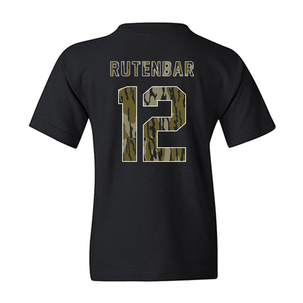Arkansas - NCAA Baseball : Carter Rutenbar - Camo Shersey Youth T-Shirt-1
