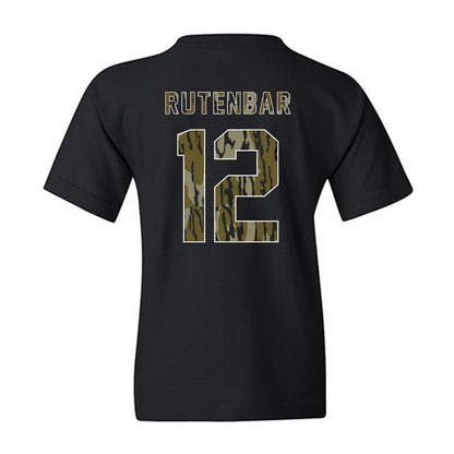 Arkansas - NCAA Baseball : Carter Rutenbar - Camo Shersey Youth T-Shirt-1