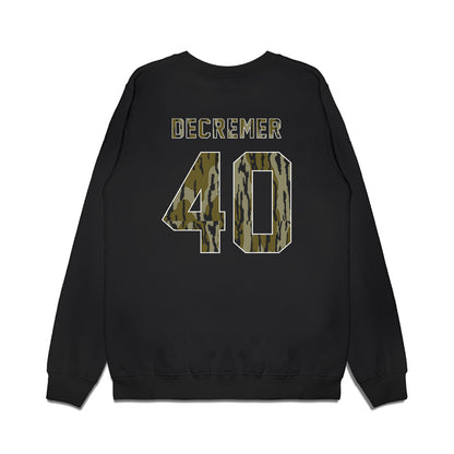 Arkansas - NCAA Baseball : James DeCremer - Camo Shersey Premium Crewneck Sweatshirt-1