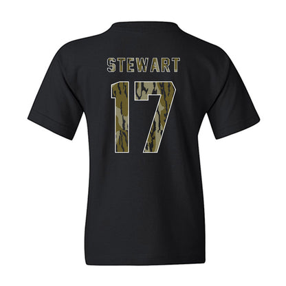 Arkansas - NCAA Baseball : Zack Stewart - Camo Shersey Youth T-Shirt-1