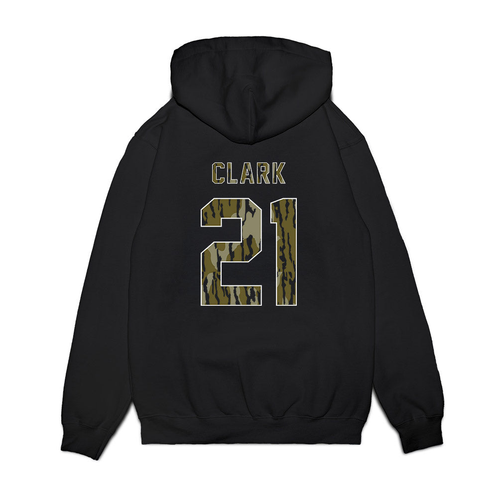 Arkansas - NCAA Baseball : Brenton Clark - Camo Shersey Premium Hooded Sweatshirt-1