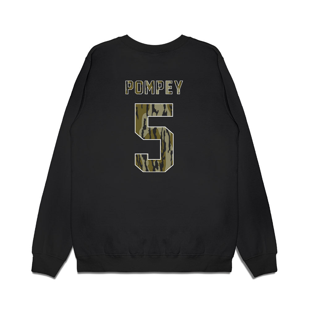 Arkansas - NCAA Baseball : TJ Pompey - Camo Shersey Premium Crewneck Sweatshirt-1