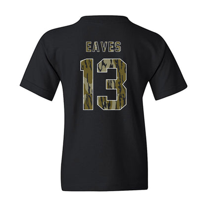 Arkansas - NCAA Baseball : Steele Eaves - Camo Shersey Youth T-Shirt-1