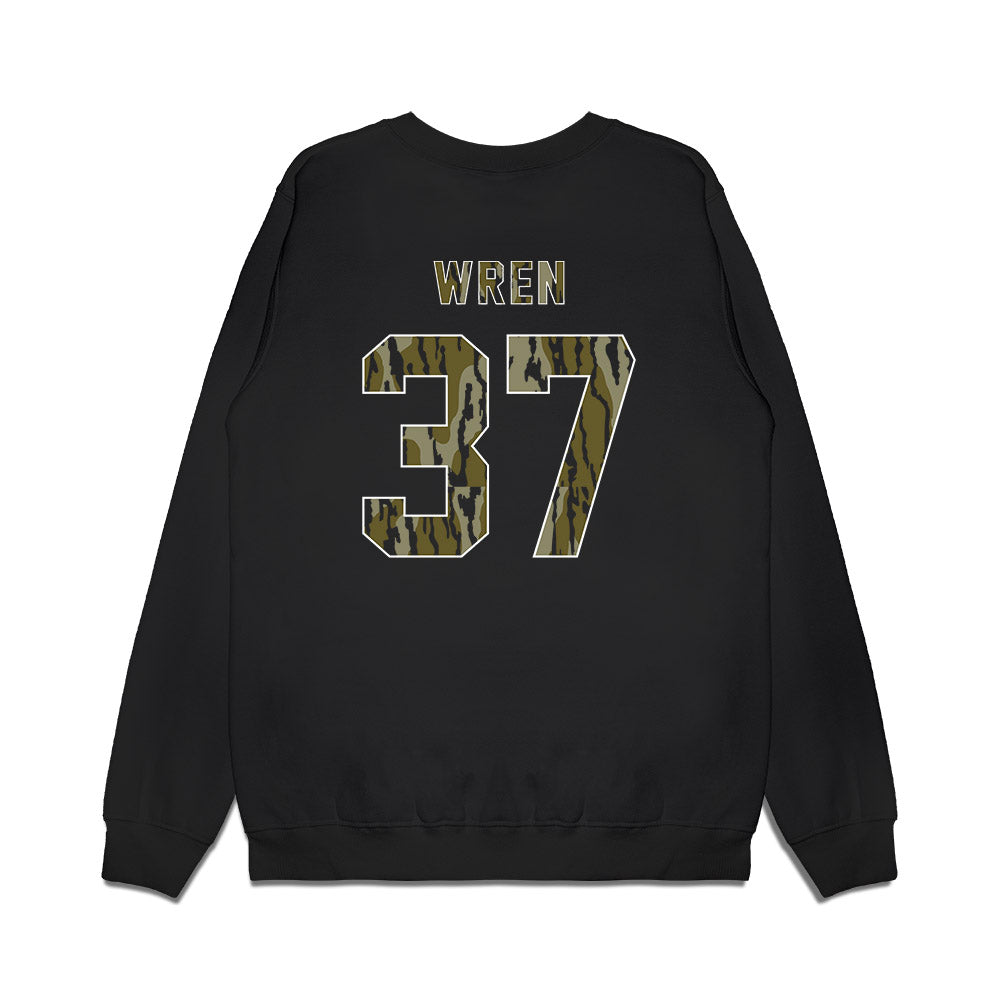 Arkansas - NCAA Baseball : Grant Wren - Camo Shersey Premium Crewneck Sweatshirt-1