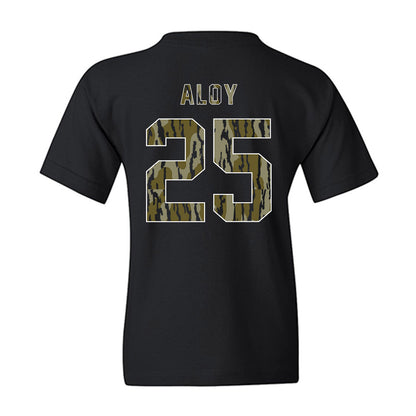 Arkansas - NCAA Baseball : Kuhio Aloy - Camo Shersey Youth T-Shirt-1