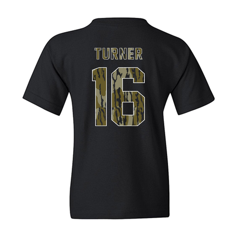 Arkansas - NCAA Baseball : Christian Turner - Camo Shersey Youth T-Shirt-1