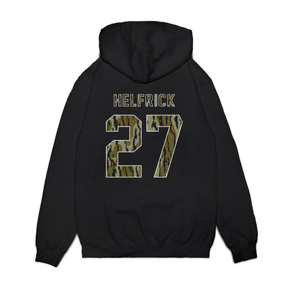 Arkansas - NCAA Baseball : Ryder Helfrick - Camo Shersey Premium Hooded Sweatshirt-1