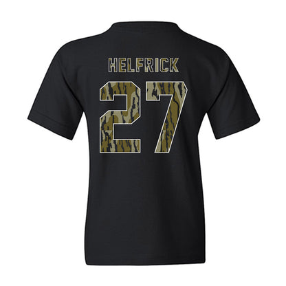 Arkansas - NCAA Baseball : Ryder Helfrick - Camo Shersey Youth T-Shirt-1