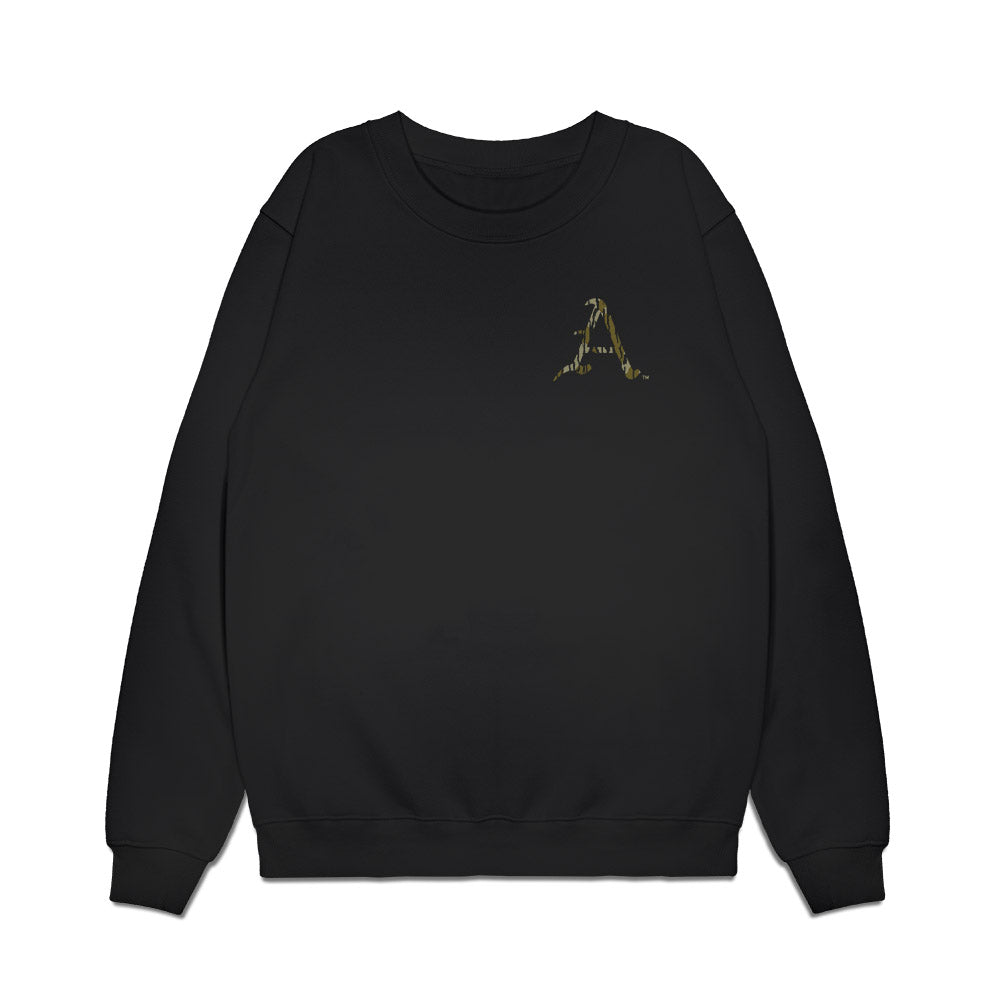 Arkansas - NCAA Baseball : Max Holland - Camo Shersey Premium Crewneck Sweatshirt-0