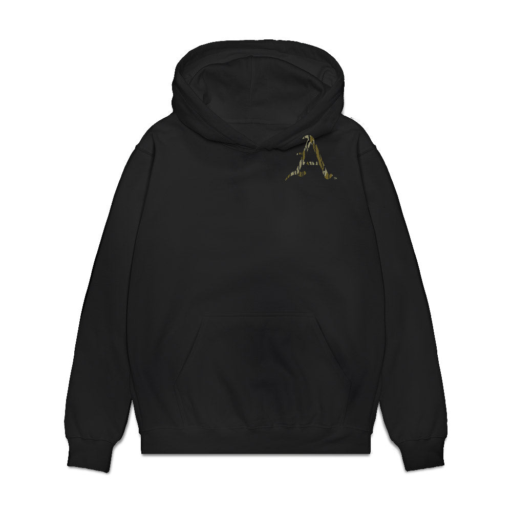 Arkansas - NCAA Baseball : Brody Crane - Camo Shersey Premium Hooded Sweatshirt-0