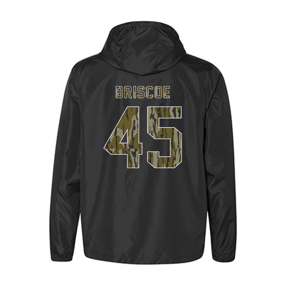 Arkansas - NCAA Baseball : Tye Briscoe - Camo Windbreaker-1