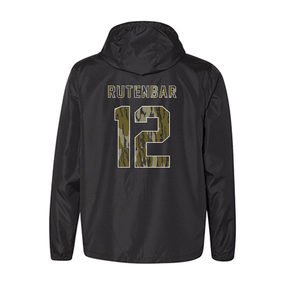 Arkansas - NCAA Baseball : Carter Rutenbar - Camo Windbreaker-1