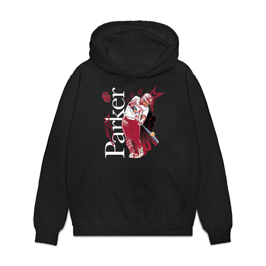 Oklahoma - NCAA Softball : Ella Parker - Premium Hooded Sweatshirt-0