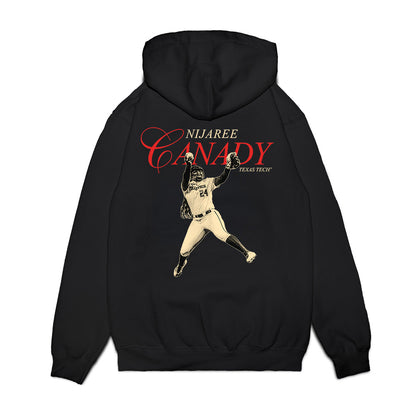 Texas Tech - NCAA Softball : NiJaree Canady - Graphic Premium Hooded Sweatshirt-1