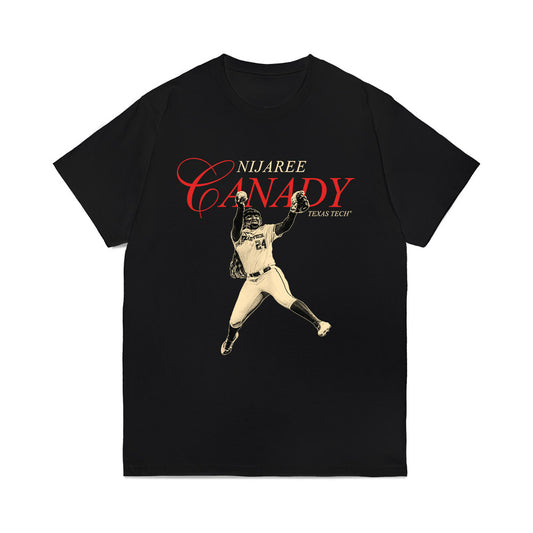 Texas Tech - NCAA Softball : NiJaree Canady - Graphic Comfort Colors T-Shirt-0