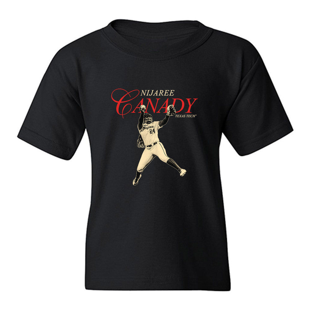 Texas Tech - NCAA Softball : NiJaree Canady - Graphic Youth T-Shirt-0