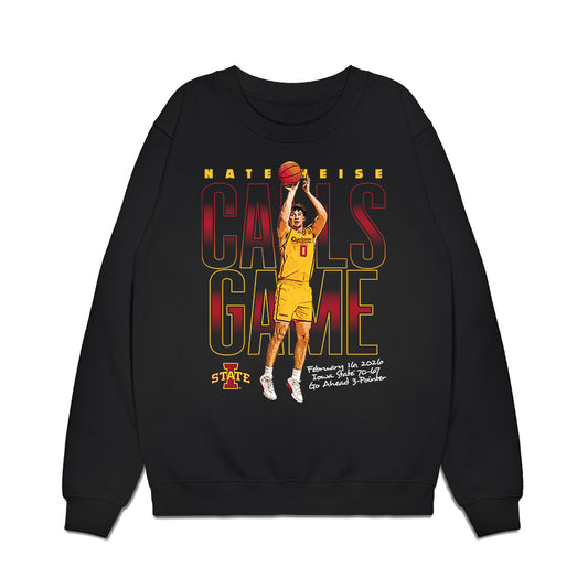 Iowa State - NCAA Men's Basketball : Nate Heise - Buzzer Beater Premium Crewneck Sweatshirt-0