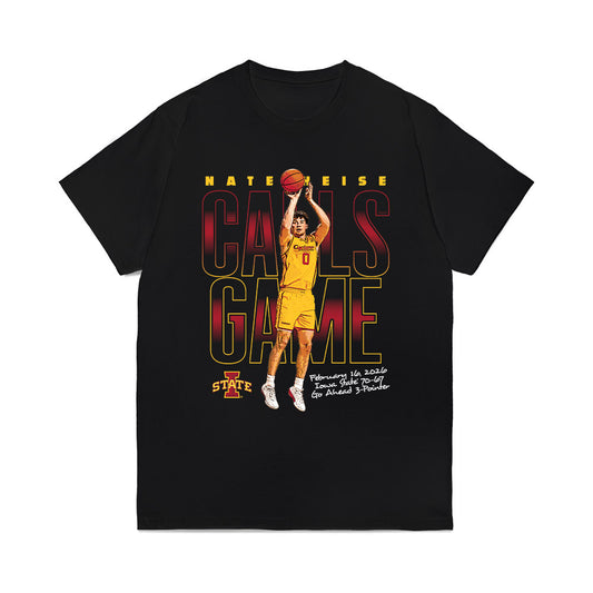 Iowa State - NCAA Men's Basketball : Nate Heise - Buzzer Beater Comfort Colors T-Shirt-0