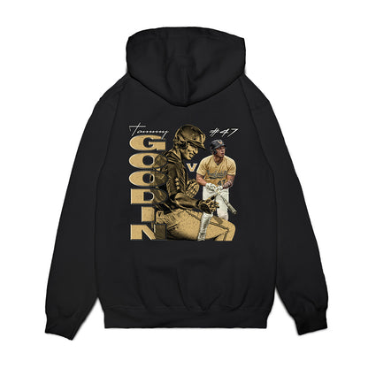 Vanderbilt - NCAA Baseball : Tommy Goodin - Collage Premium Hooded Sweatshirt-1