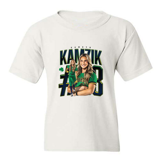 Notre Dame - NCAA Softball : Kamryn Kamzik - Collage Youth T-Shirt-0