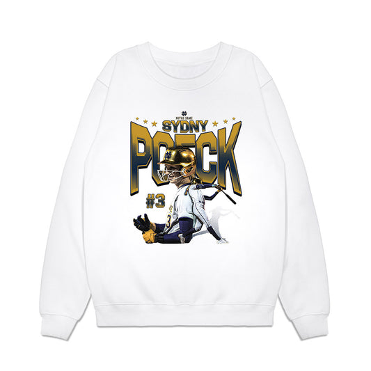 Notre Dame - NCAA Softball : Sydny Poeck - Collage Premium Crewneck Sweatshirt-0