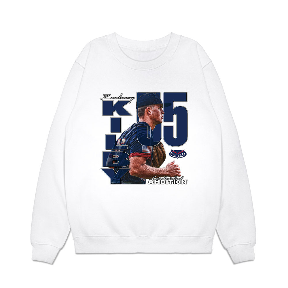 FAU - NCAA Baseball : Zach Kilby - Graphic Tee Premium Crewneck Sweatshirt-0