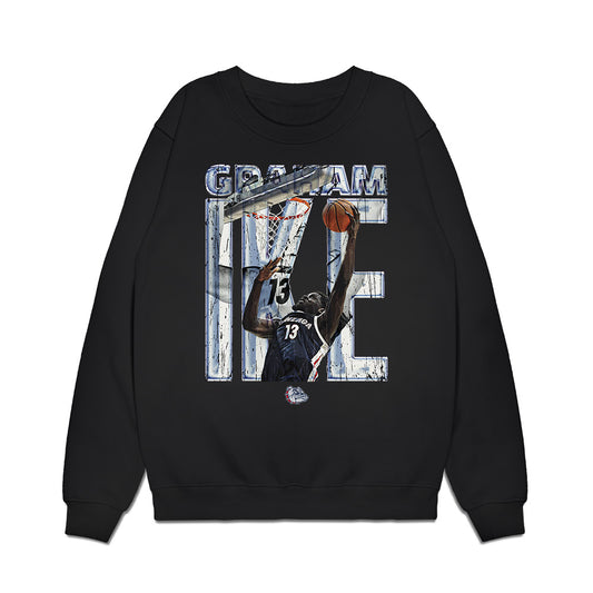 Gonzaga - NCAA Men's Basketball : Graham Ike - Collage Premium Crewneck Sweatshirt-0