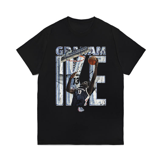 Gonzaga - NCAA Men's Basketball : Graham Ike - Collage Comfort Colors T-Shirt-0