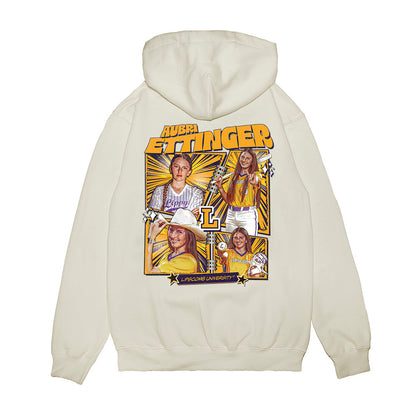Lipscomb - NCAA Softball : Aubri Ettinger - Collage Premium Hooded Sweatshirt-1