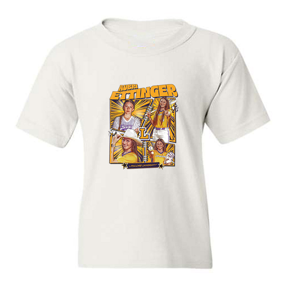 Lipscomb - NCAA Softball : Aubri Ettinger - Collage Youth T-Shirt-0