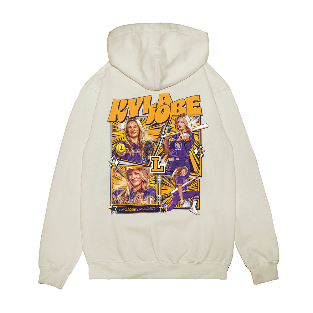 Lipscomb - NCAA Softball : Kyla Jobe - Collage Premium Hooded Sweatshirt-1
