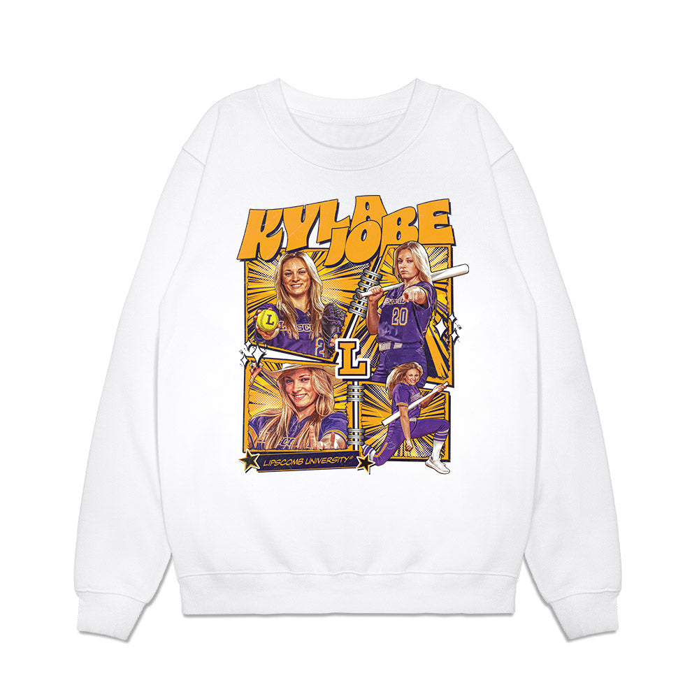 Lipscomb - NCAA Softball : Kyla Jobe - Collage Premium Crewneck Sweatshirt-0