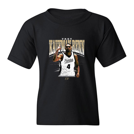 Purdue - NCAA Men's Basketball : Trey Kaufman-Renn - Collage Youth T-Shirt-0