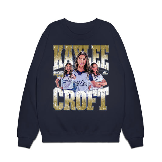 Georgia Southern - NCAA Softball : kaylee croft - Premium Crewneck Sweatshirt-0