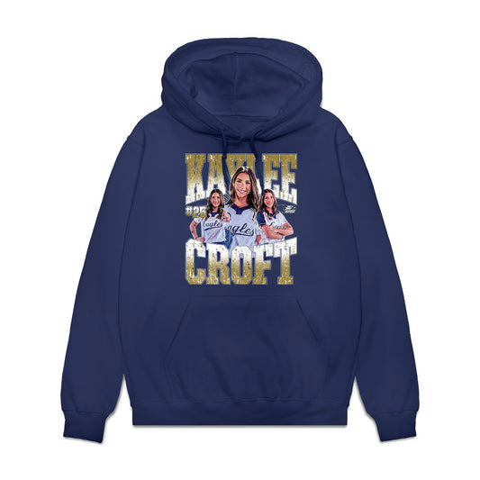 Georgia Southern - NCAA Softball : kaylee croft - Collage Fleece Hooded Sweatshirt-0