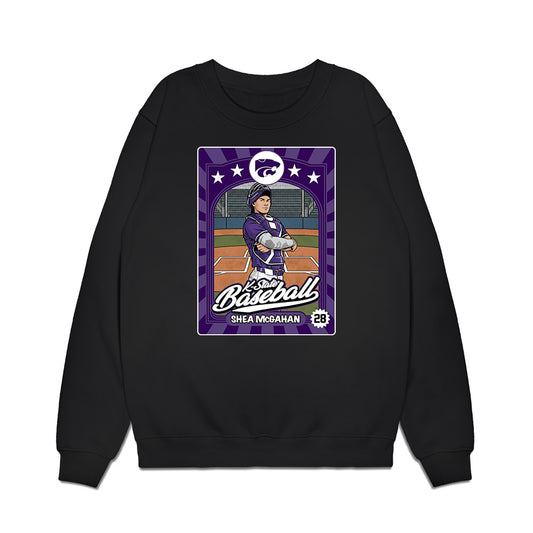 Kansas State - NCAA Baseball : Shea McGahan - Card Inspired Premium Crewneck Sweatshirt-0