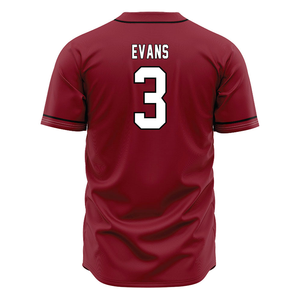 South Carolina - NCAA Baseball : Patrick Evans - Garnet Jersey-1