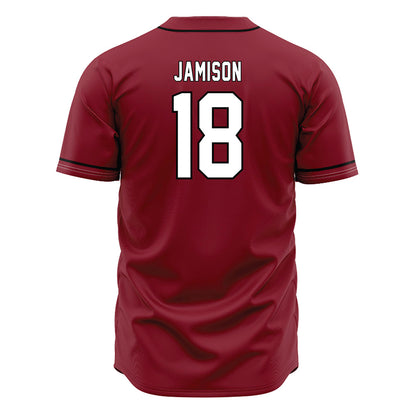 South Carolina - NCAA Baseball : Aaron Jamison - Garnet Jersey-1