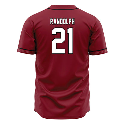 South Carolina - NCAA Baseball : Jake Randolph - Garnet Jersey-1