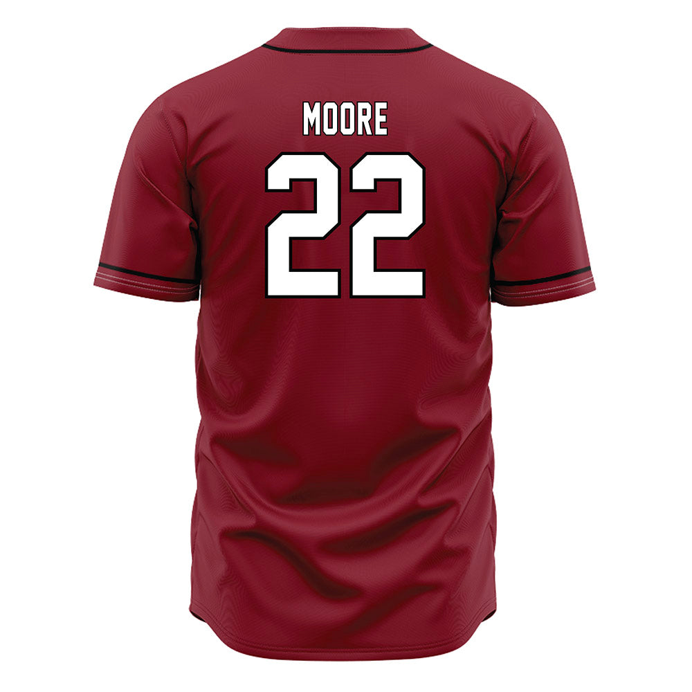 South Carolina - NCAA Baseball : Reese Moore - Garnet Jersey-1