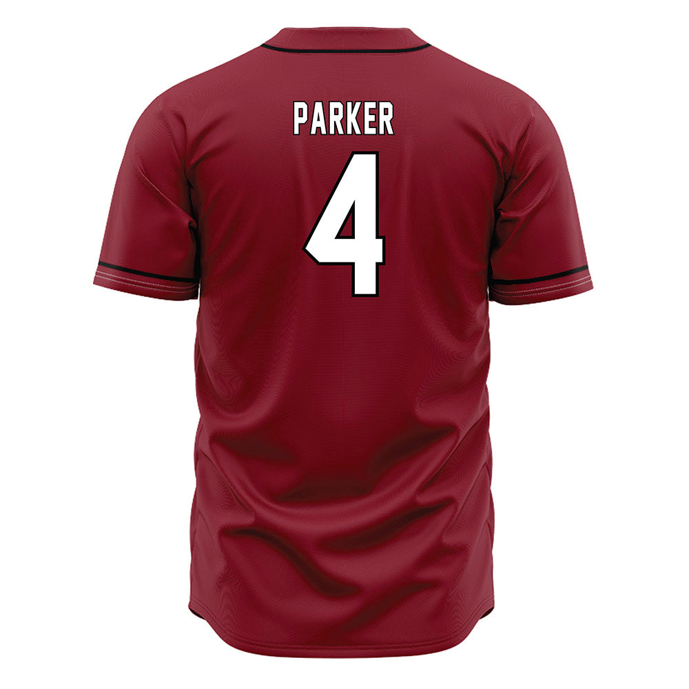 South Carolina - NCAA Baseball : Erik Parker - Garnet Jersey-1