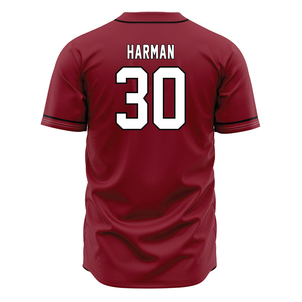 South Carolina - NCAA Baseball : Dawson Harman - Garnet Jersey-1