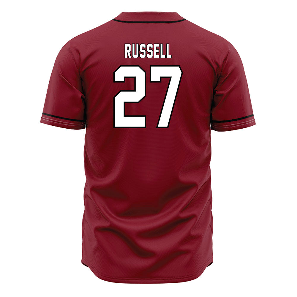 South Carolina - NCAA Baseball : Zach Russell - Garnet Jersey-1