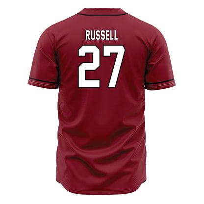 South Carolina - NCAA Baseball : Zach Russell - Garnet Jersey-1