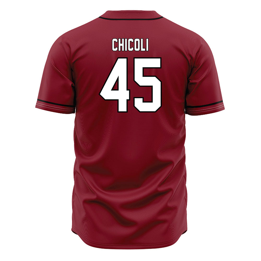South Carolina - NCAA Baseball : Connor Chicoli - Garnet Jersey-1