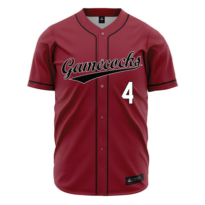 South Carolina - NCAA Baseball : Erik Parker - Garnet Jersey-0