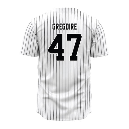 South Carolina - NCAA Baseball : Joshua Gregoire - Pinstripe Jersey-1