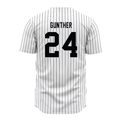 South Carolina - NCAA Baseball : Josh Gunther - Pinstripe Jersey-1