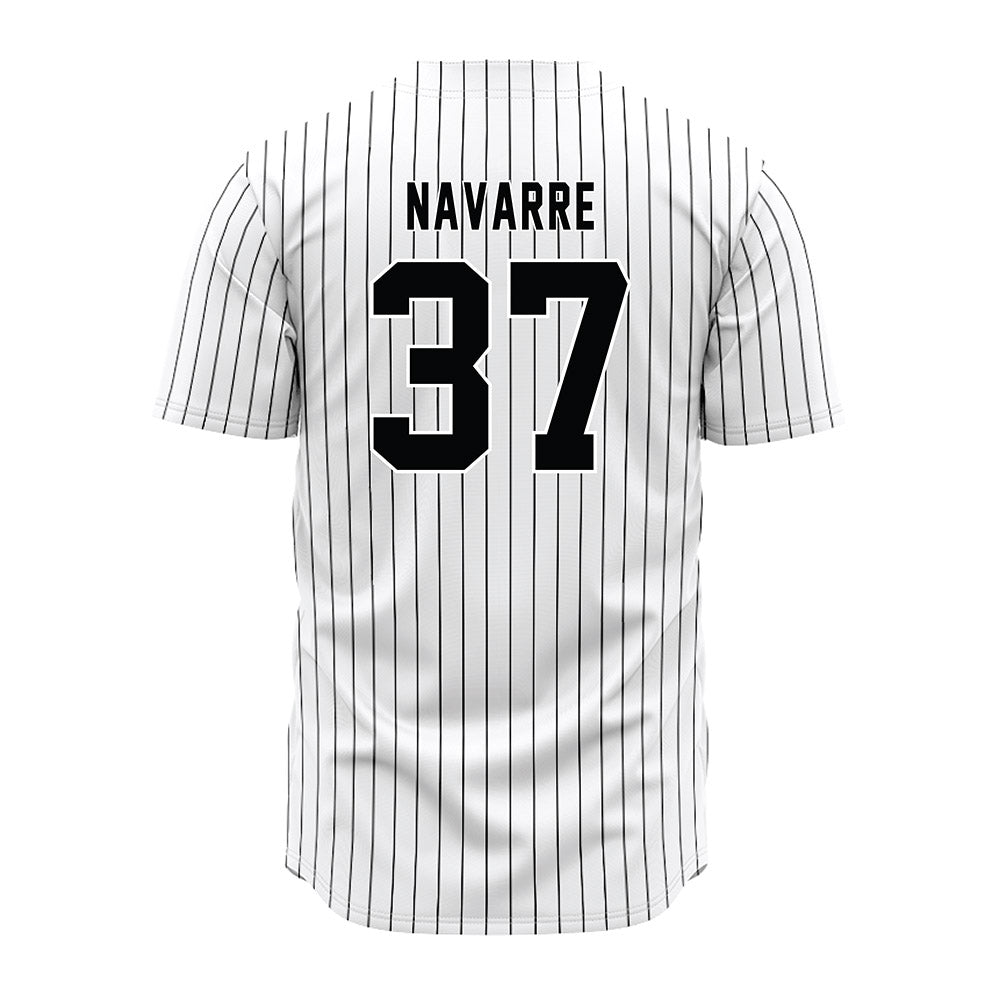 South Carolina - NCAA Baseball : Bryce Navarre - Pinstripe Jersey-1