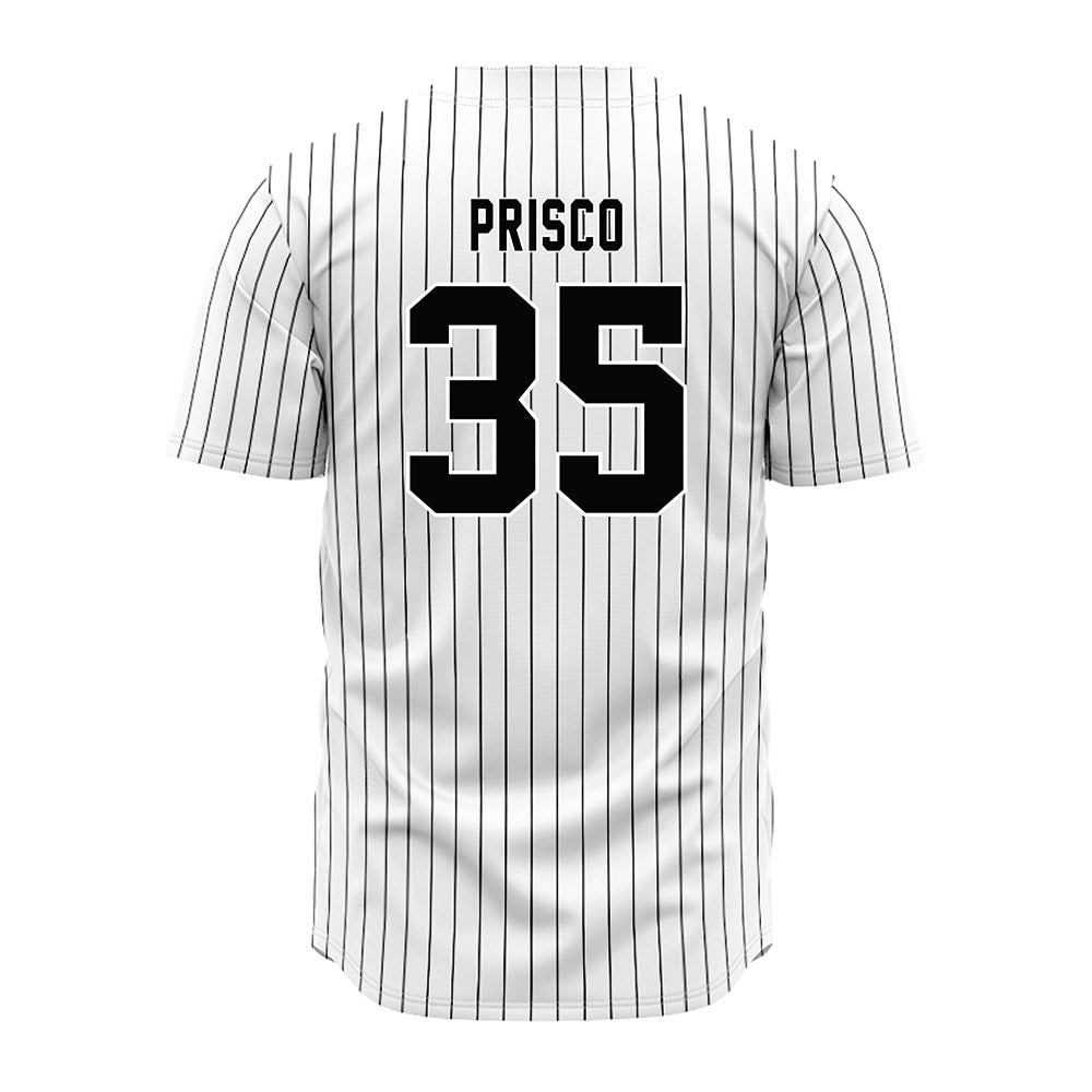 South Carolina - NCAA Baseball : Logan Prisco - Pinstripe Jersey-1